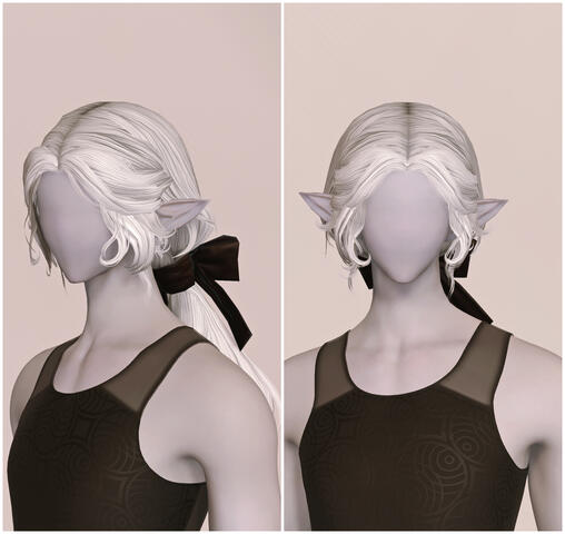 Roo's "Noblesse" - Fem Elezen - Short Bangs Version