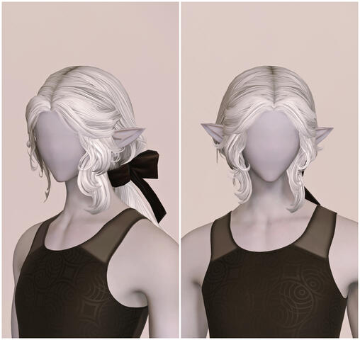 Roo's "Noblesse" - Fem Elezen - Long Bangs Version