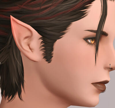 Elf Ears &amp; Ear Blush - Private - F1 Fem Highlander